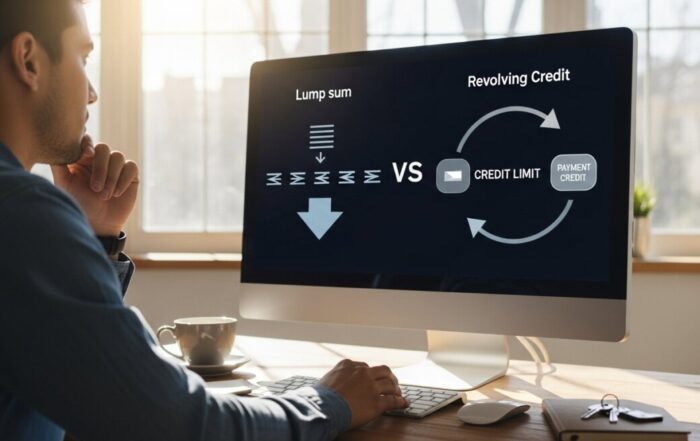 installment financing vs revolving credit