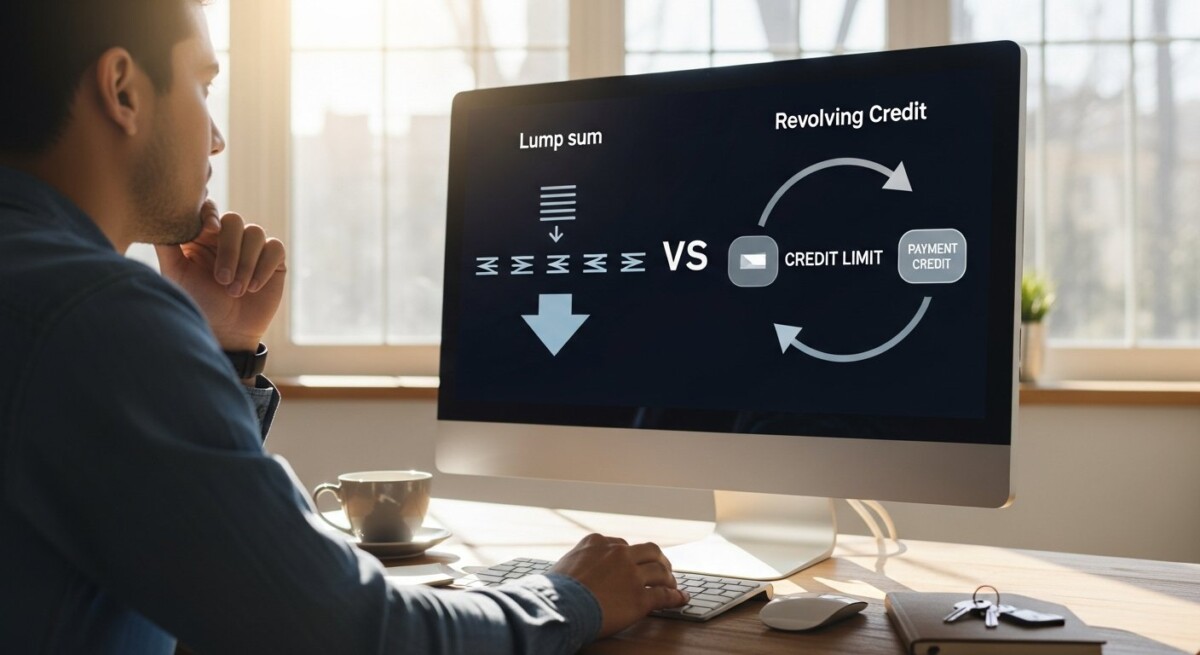 installment financing vs revolving credit